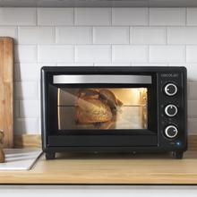 Bake&Toast 3090 Black Gyro Fours à convection électriques avec rôtissoire d'une capacité de 30 litres, 5 modes et éclairage intérieur.