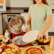 Fun Pizza&Co Mamma Mía Vista Fun Pizza&Co Mamma Mía Elektrischer Mini-Backofen 1200 W mit Sichtfenster.