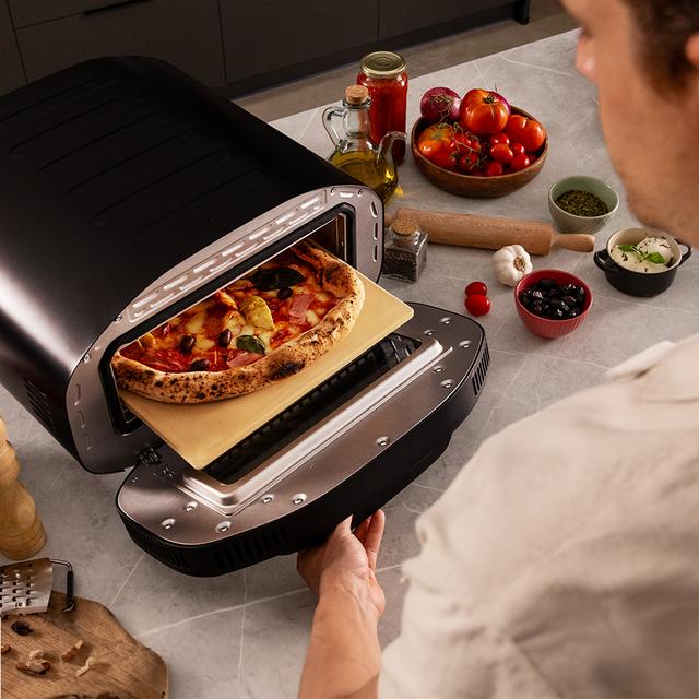 Fun Pizza&Co Tifosi Pizza&Co Tifosi 1700 W Elektroofen mit digitaler Steuerung und beschichtetem Stahl.