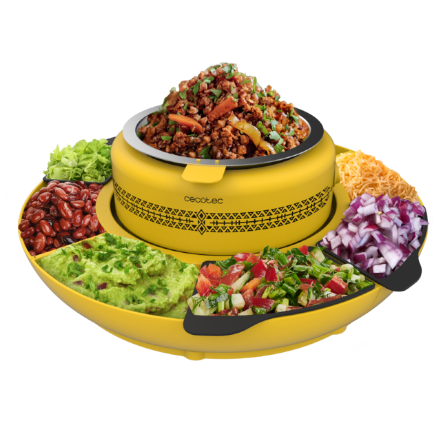 Fun Taco Andale Máquina para calentar los ingredientes necesarios para hacer tacos.