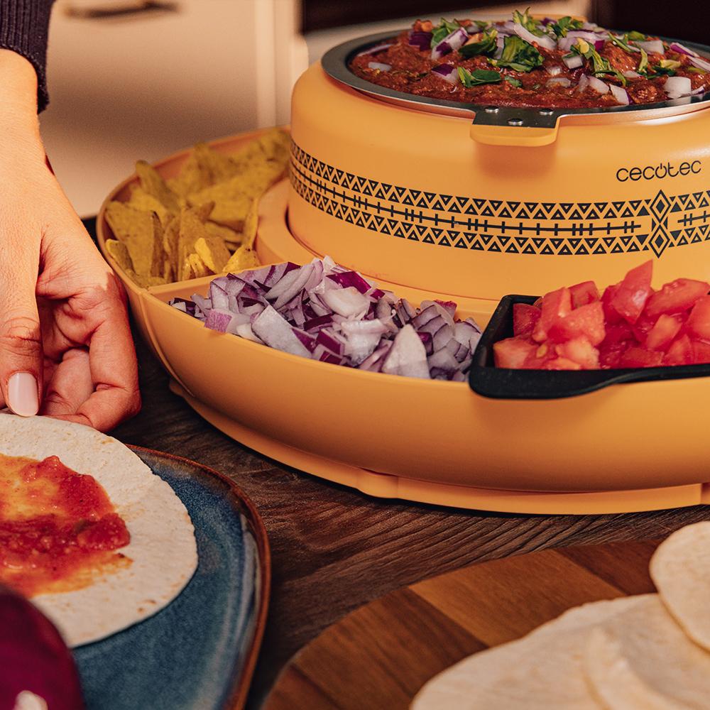 Fun Taco Andale con ingredientes para preparar tacos