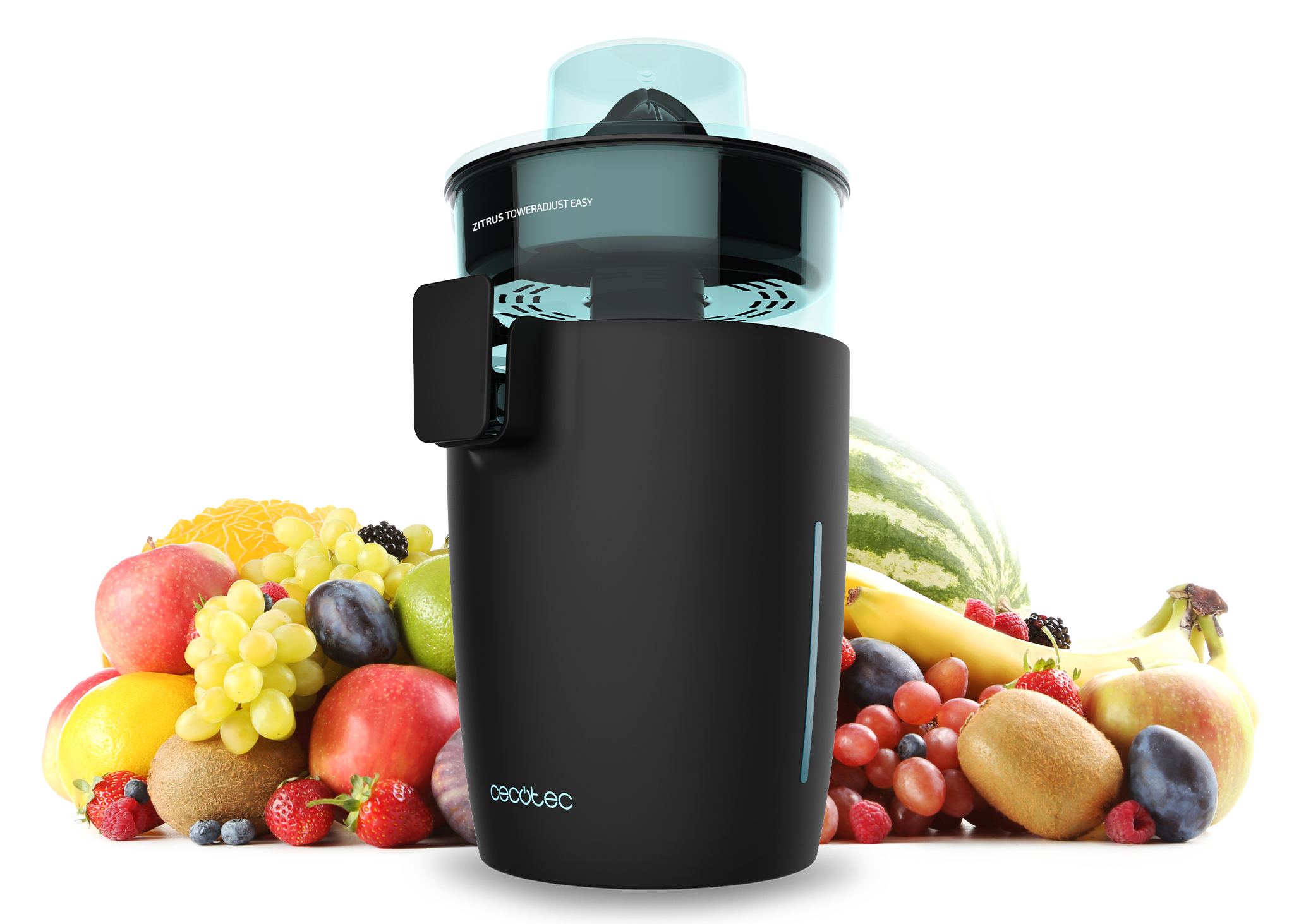 Zitrus TowerAdjust Easy Black 800 Inox Exprimidor Cecotec