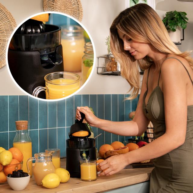 Presse-agrumes électrique Portable 500 Ml – Moteur 360°, Batterie 1500 MAh – Pour Citron, Orange, Pastèque Et Plus