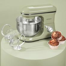 Cecomixer Merengue 5L 1200 Green Mixer Mixer mit 5 Funktionen, elegantem Design und Zubehör zum Mischen und Kneten.