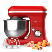 Cecomixer Merengue 5L 1200 Red Mixer Mixer a 5 funzioni, dal design elegante e accessori per mescolare e impastare.