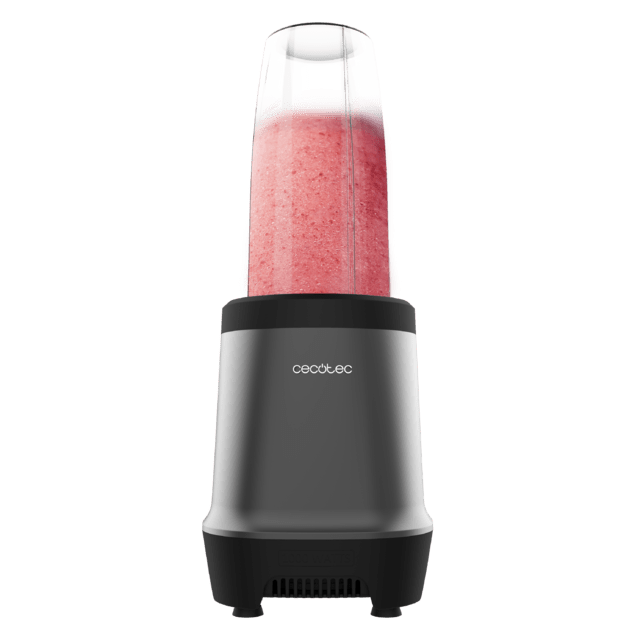 Nutriblender Fusion Batidora Nutriblender de Smoothies con 2 vasos portátiles, 6 cuchillas de acero inoxidable con recubrimiento de Titanio Negro y  1000 W de potencia.