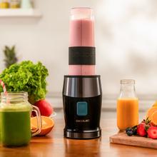 Power Titanium 900 ProGo Frullatore con 2 bicchieri portatili da 570 ml, 4 lame in titanio e 900 W.