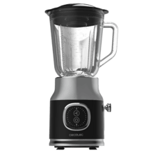 RetroTwist Black Mixeur-blender d'une puissance maximale de 800 W, avec 4 lames revêtues en titane noir et un bol d'une capacité de 1 L.