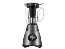 Black Titanium M 1800 W. Batidora Vaso Power con Capacidad 2,1L, 1800 W, Cuchilla de 6 Hojas de Titanio Negro, Filtro Licuados, Jarra Termorresistente