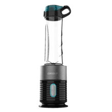 Power Titanium 650 EasyGo Mixeur pour smoothies avec bouteille portative, moulin intégré, 4 lames avec revêtement en titane et 650 W.