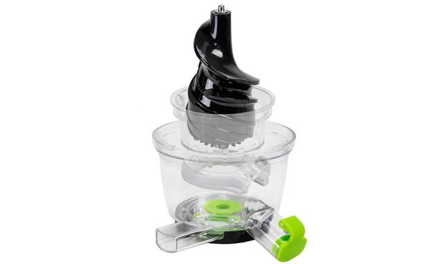 Cecojuicer Pro Filtro Helados para Licuadora de Prensado en Frío, Para Frutas y Verduras, 45 rpm, 3 posiciones, Tambor de Tritan, BPA Free, Tapón antigoteo, Sistema de seguridad, 250 W