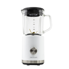 Mixeur-blender Power Black Titanium 850, 5 vitesses + Turbo, verre fondu thermorésistant, lames en titane, 850 W et 1 L de capacité