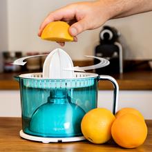 Exprimidor Naranjas Eléctrico ZitrusEasy Basic. 40 W, Tambor de 1 litro BPA Free, Doble sentido de giro, Doble cono, Cubierta antipolvo, Color azul/blanco