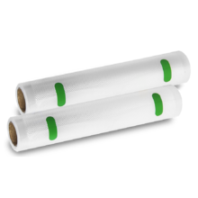 Pack de 2 rollos para envasadora 20x600 Rollos Para Hacer Bolsas De Vacío Libres De Bpa, Aptos Para Cocinar A Baja Temperatura.