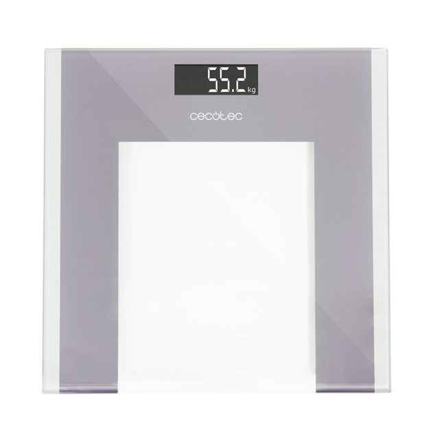 Pèse-personne numérique Surface Precision 9100 Healthy avec plateforme en verre trempé de haute sécurité, écran LCD inversé et poids maximal jusqu’à 180 kg. Prêt à utiliser et avec ruban à mesurer.