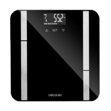 Bilancia pesapersone digitale Surface Precision 9450 Full Healthy. Con piattaforma di vetro temperato ad alta sicurezza, display LCD invertito e capacità massima di 180 kg. Senza connettività, colore nero.