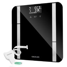 Cecotec Bascula Surface Precision 970 Smart Healthy Báscula de Baño  Bluetooth con Función de Bioimpe