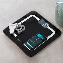 Bilancia pesapersone digitale Surface Precision 9500 Smart Healthy. Alta precisione, vetro temperato colore nero ad alta sicurezza, display LCD invertito, 180 kg