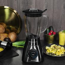 Mixeur blender Power Black Titanium 1800 Smart. 1800 W de puissance, lame de 6 feuilles en titane noir, filtre pour jus