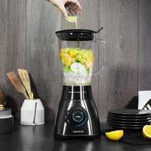 Mixeur blender Power Black Titanium 1800 Smart. 1800 W de puissance, lame de 6 feuilles en titane noir, filtre pour jus