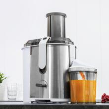 Licuadora StrongTitanium 19000 XXL Licuadora orbital con 2000 W, disco con recubrimiento de titanio y canal de entrada XXL.