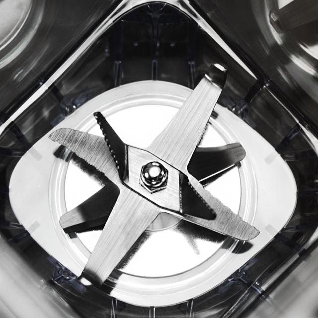Power Black Titanium 2600MAX Pro Standmixer 2000 W, 8-fach Messer, schwarze Titan-Beschichtung, 3 voreingestellte Programme, quadratische BPA-freie Kunststoffkanne