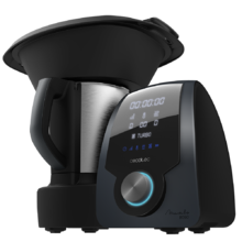 Mambo 8090, Robot de Cocina Multifunción con Cuchara MamboMix, 30 funciones, Báscula Incorporada, Jarra de Acero Inoxidable de Capacidad 3,3L, Apta para Lavavajillas, Cestillo de Hervir, Recetario