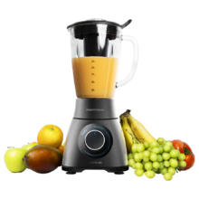 Mixeur-blender Power Black Titanium 1500 PerfectMix. 1 500 W de puissance, lame de 8 feuilles avec revêtement en titane noir, capacité d'1,8 litre, filtre pour jus