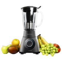 Mixeur-blender Power Black Titanium 1500 PerfectMix. 1 500 W de puissance, lame de 8 feuilles avec revêtement en titane noir, capacité d'1,8 litre, filtre pour jus