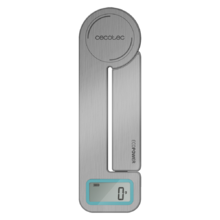 Cook Control 10100 EcoPower Compact. Báscula de Cocina Plegable, Sin Pilas,Precisión Desde 1 gr, Pantalla LCD, Función Tara, Función sólidos y líquidos