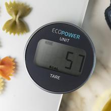 Balance de cuisine Cook Control 10300 EcoPower Nutrition. Sans piles, précision à partir d'1 g, écran LCD, fonction Tare, fonction solides et liquides