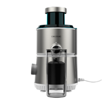 Centrifugeuse Juice&Fresh 400 Titan White. 400 W, 20000 tr/min, format compact, 2 vitesses, disque avec revêtement en titane noir, système anti-gouttes, bol de 350 ml