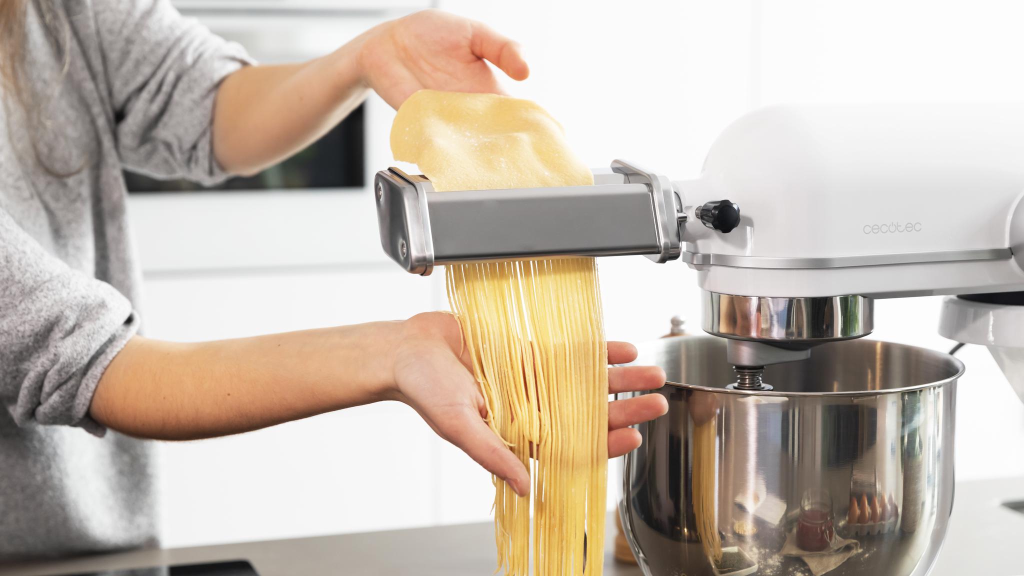 Accesorio para Amasadora Twist&Fusion Pasta. Ideal para preparar Láminas de Lasaña, Espaguetis y Fettuccine, Compatible con la gama de amasadoras Twist&Fusion, Fácil Montaje