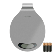 Cook Control 10400 Smart Healthy EasyHang Küchenwaage Max. Kapazität 8k, Edelstahl, Griff für zum aufhängen, LCD-Display, extraflachen Design