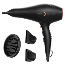 Bamba IoniCare 5350 PowerShine Fire, Secador de pelo iónico con 2600 W de potencia, ajuste de temperatura y velocidad, boquilla de precisión y difusor maxivolumen