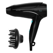 Bamba IoniCare 5450 Power&Go Pro Ice, Secador de pelo Ionico con 2400 w de potencia, con difusor, ion real, gran caudal y función de aire frío (Azul)