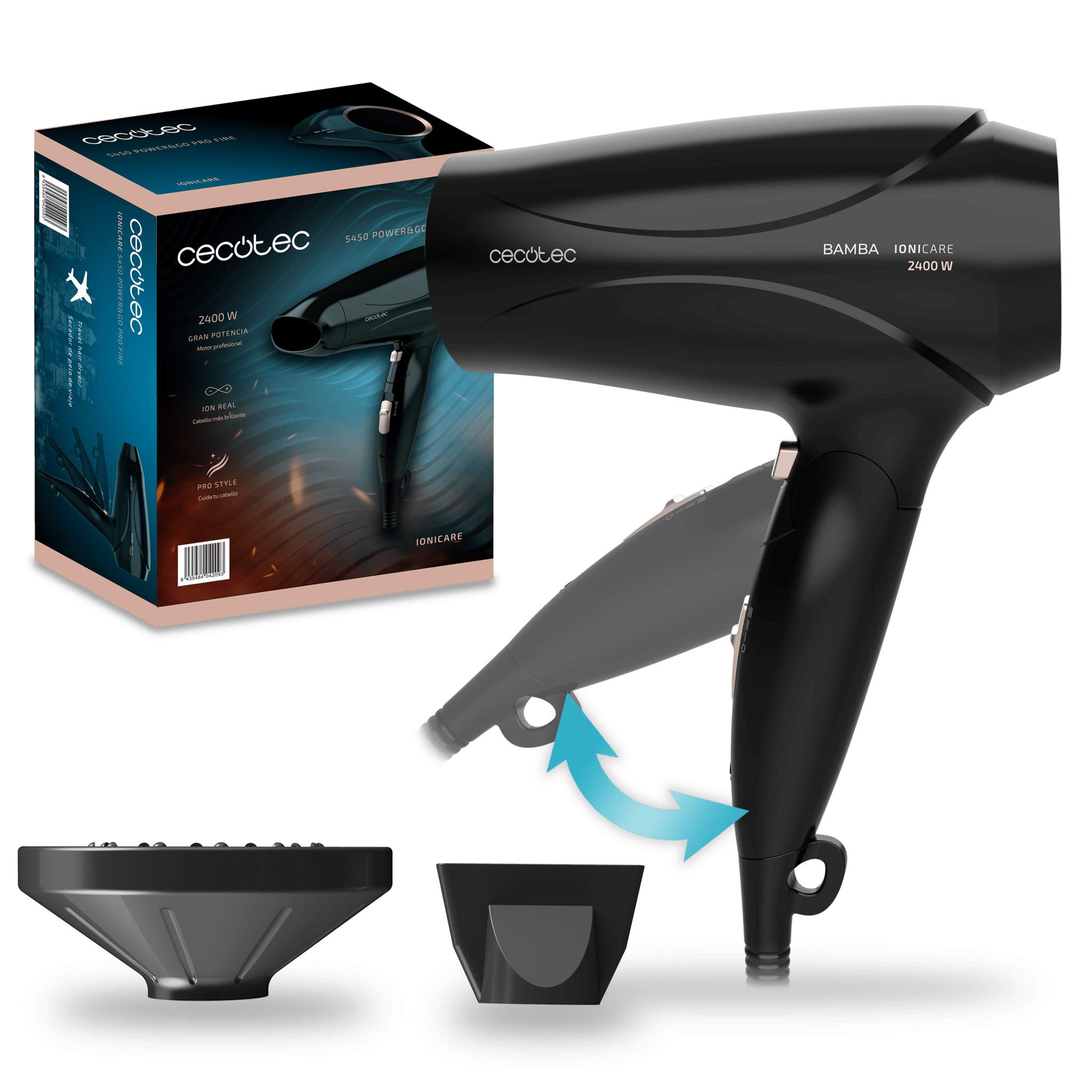 Cecotec Bamba Ionicare 6000 Opiniones Secador Cecotec Bamba 6000