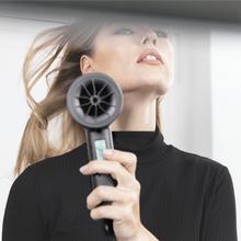 Sèche-cheveux ionique Bamba IoniCare 5500 PowerStyle avec moteur AC, grand débit d’air, ions réels, système Perfect Colour, diffuseur et accessoires professionnels (noir)