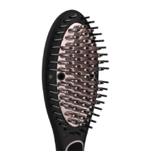 Brosse lissante Bamba InstantCare 900 PerfectBrush. Température réglable de 140 à 220 °C, revêtement en kératine et huile d'argan, générateur d'ions réels