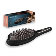 Brosse lissante Bamba InstantCare 900 PerfectBrush. Température réglable de 140 à 220 °C, revêtement en kératine et huile d'argan, générateur d'ions réels