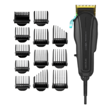 Bamba PrecisionCare Pro Clipper Titanium. Aparadores de cabelo, Cabo profissional, Lâminas revestidas a titânio com 12 pentes