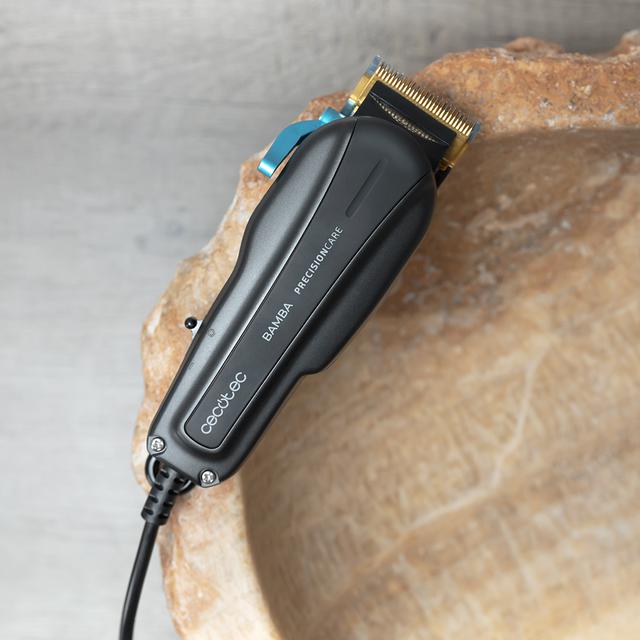 Bamba PrecisionCare Pro Clipper Titanium. Aparadores de cabelo, Cabo profissional, Lâminas revestidas a titânio com 12 pentes