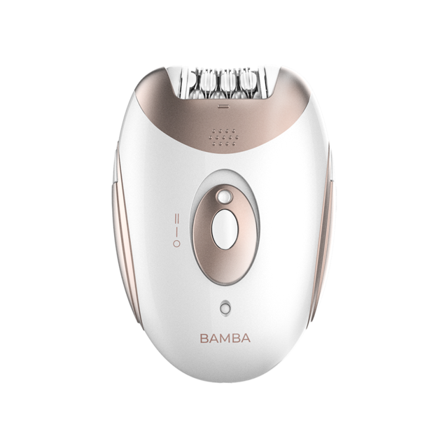 Epilatore elettrico Bamba SkinCare Depil-Action con batteria a litio, autonomia 40 min, waterproof e testine intercambiabili.