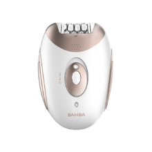 Épilateur électrique Bamba SkinCare Depil-Action avec batterie au lithium, 40 minutes d'autonomie, waterproof et têtes interchangeables