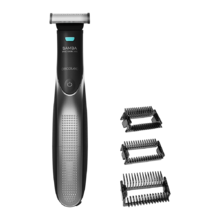 Bamba PrecisionCare 7500 Power Blade. Recortador de Barba Multifunción con Cuchillas de Acero Inoxidable, Resistente al agua, Batería de Lítio, Autonomía hasta 60 min, 3 Peines guía