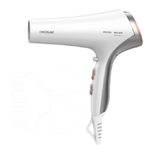 Bamba Ionicare 5320 Flashlook. ‌Secador de cabel com Potência 2200 W, Iões reais, 2 Bocais, Difusor, HairCare, Função ar frio, 2,5 m de cabo, 3 temperaturas, 2 velocidades