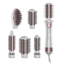 Brosse soufflante Bamba CeramicCare 5in1Gyro. 1000 W, 5 têtes interchangeables, technologie ionique, 3 températures, 2 vitesses, système de protection contre la surchauffe