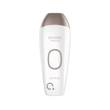 Bamba SkinCare IPL Quartz. Depiladora IPL Luz pulsada de 120.000 disparos, Lámpara de Cuarzo, Sensor para detección de piel, Diseño compacto