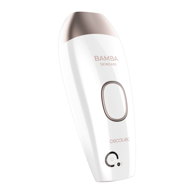 Bamba SkinCare IPL Quartz. Depiladora IPL Luz pulsada de 120.000 disparos, Lámpara de Cuarzo, Sensor para detección de piel, Diseño compacto