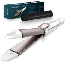 Cecotec BAMBA SURFCARE 800 MAGIC WAVES PRO - Ferro arricciacapelli  automatico con cheratina e olio di argan, vero ioni, cilindro XL e funzione  memoria